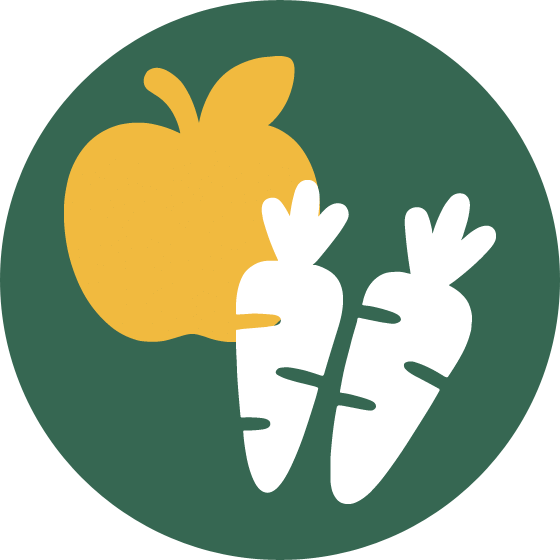 Fruit and veg roundel