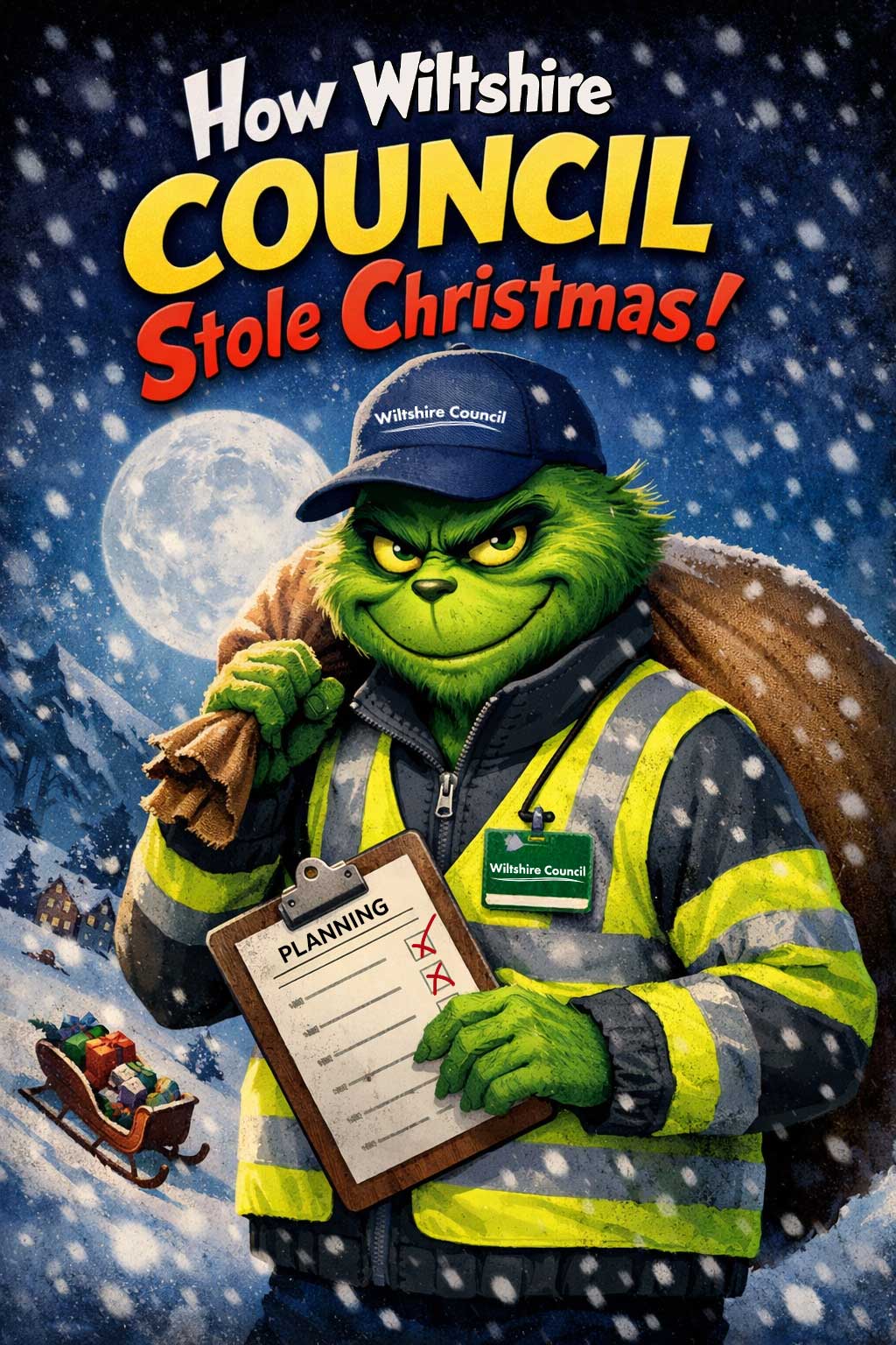 Sustain Wiltshire the Grinch that Stole Christmas
